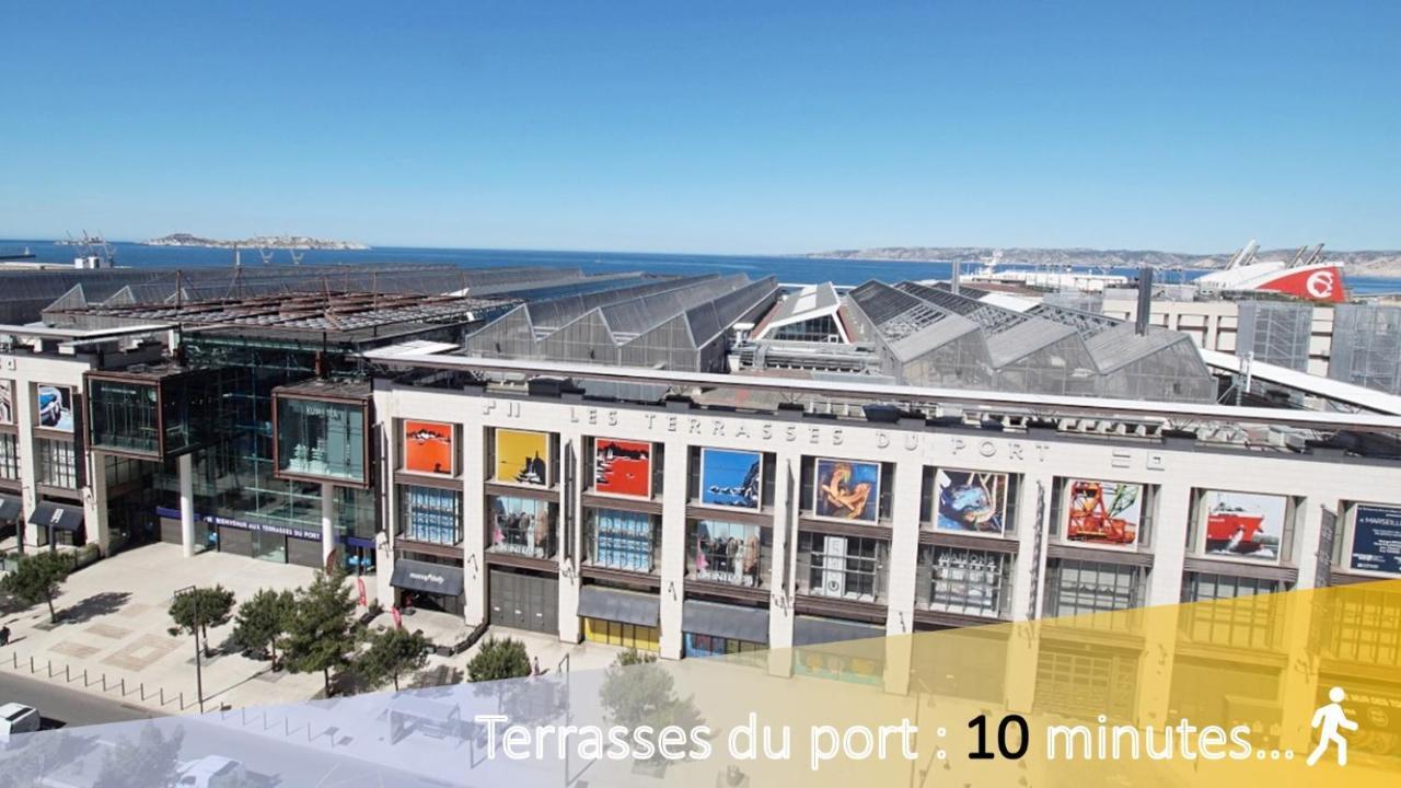 Marseille Desiree - Centre - La Joliette - Gare Tgv Leilighet Eksteriør bilde